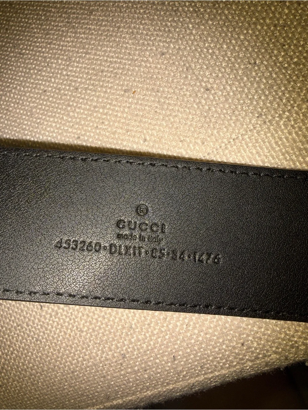 Gucci Double G Wide Leather Belt with Pearl Buckle, style 453260 DLX1T 9094